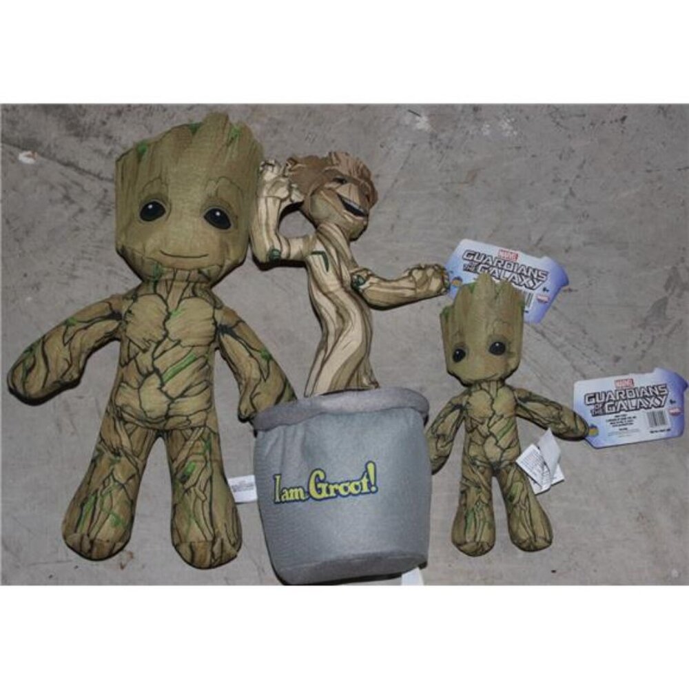 Cute Guardians of the Galaxy Groot Plush Lot I Am in Pot 2017 Avengers